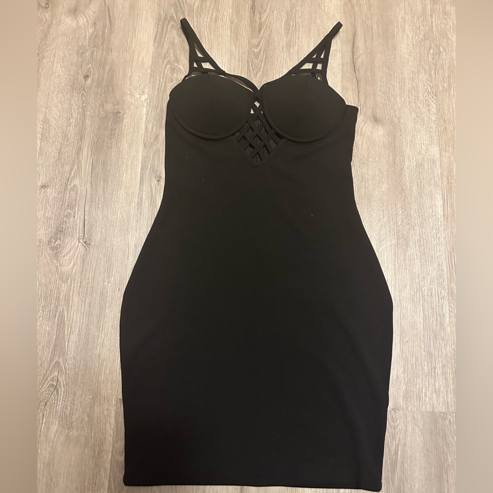 Sexy brand new Black sz medium fashion nova dress